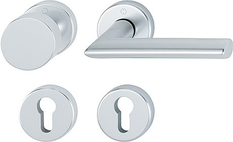 Hoppe Wechselgarnitur Stockholm F1 Aluminium natur 58/42KV/42KVS/1140 PZ