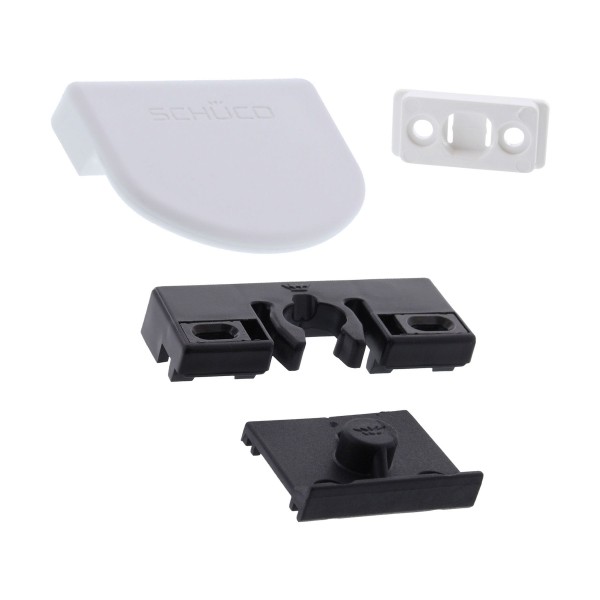 SCHÜCO Balkontürgriff Ziehgriff + SCHÜCO Balkontür Schnäpper | als Set