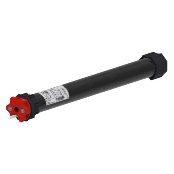 gelbrot Rollladen-Antrieb mit mechanischer Endlageneinstellung 20 Nm