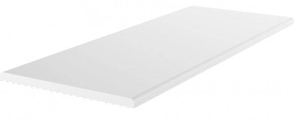 EXTE Flachleiste 100 ohne SK weiß 65025100 Breite 100 mm Dicke 2,5 mm Länge 6 mtr