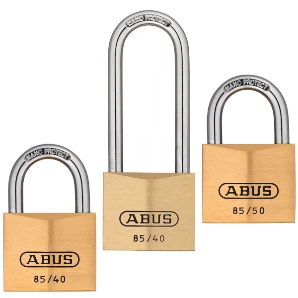 ABUS Vorhangschloss Messing 85 Lock-Tag