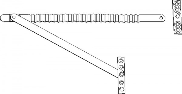 GEZE Sicherheitsschere Nr. 60 Stahl verzinkt