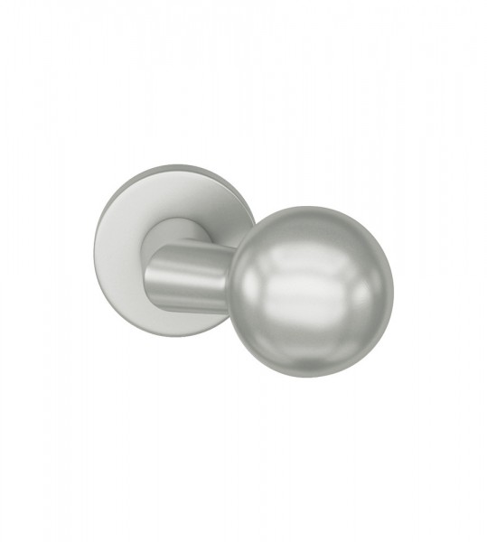 FSB ASL Türknopf auf Rundrosette Modell 0846 ALU F1 / 01 , Verschraubung von der