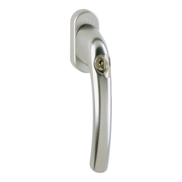 Hoppe Fenstergriff Tokyo 0710S/U26 abschlb. VK 7/35 F9 mit Schrauben