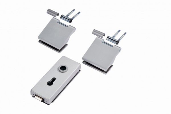 Dorma Glas Glastür Set Classic PZ 3 teilig LM niro eloxiert