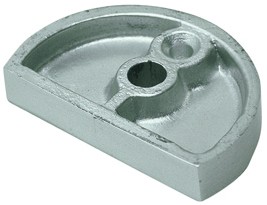 Woelm Unterlagen 1559.31 15 mm stark silberfarbig eloxiert E5