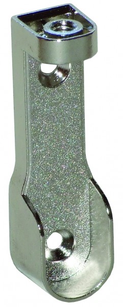 gelbrot Schrankrohrlager z. Anschrauben u. Fachboden m Spezialschraube M6 vern.