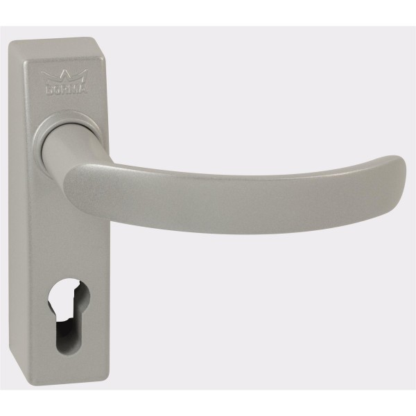 Dorma Aussenbeschlag PHT 01 weiß mit Design Drücker für allgemeine