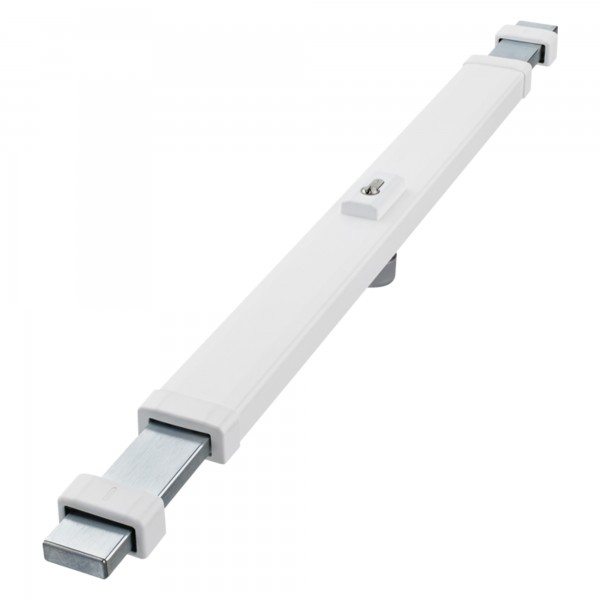 Abus Panzerriegel PR2800 W-Weiß L2 Türbreite 980-1200 mm