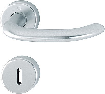 Hoppe Türgriffgarnitur Marseille OB F1 Aluminium natur 1138/42H/42HKVS