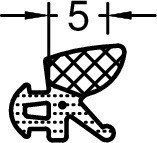 Gutmann Dichtung für Alu - Profil System Mira HA 3060/5 N
