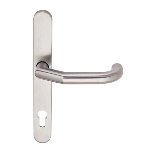 BKS RR-LS-Halbgarnitur Rondo H1.1 mit Drehhebel Silber EV1-Optik