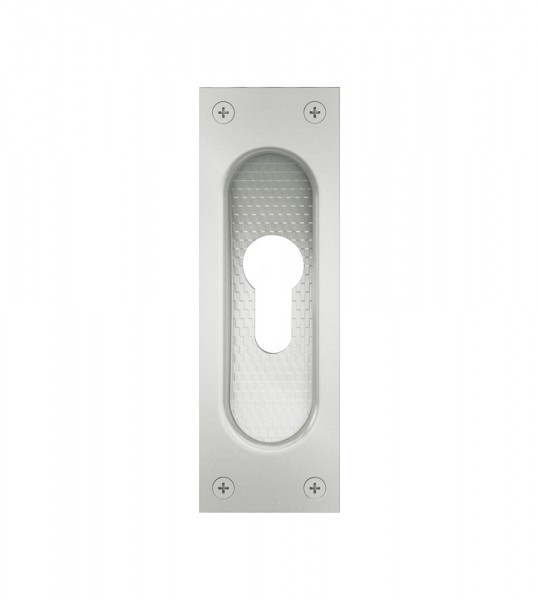 FSB Einlaßmuschel Modell 42 4211 PZ F1 / 01 Aluminium silberfarbig eloxiert