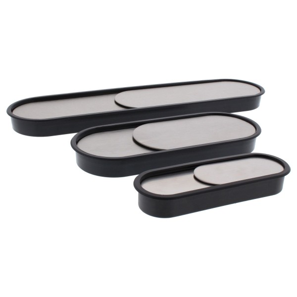 ToniTec® Kabeldurchlass Kabeldose Kabeldurchführung Kunststoff Edelstahl