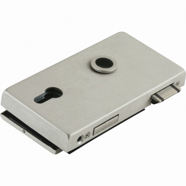 Dorma Glas Junior Office Classic Schloß PZ LM niro eloxiert links