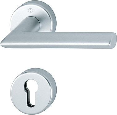 Hoppe FS Türgriffgarnitur Stockholm F1 Aluminium natur PZ FS-1140/42H/42HS