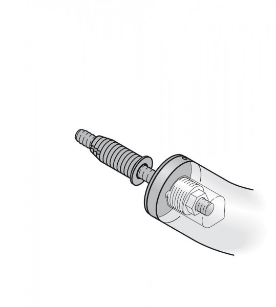 FSB Befestigungsart einseitig M8 mit Gewindebuchse 34 mm