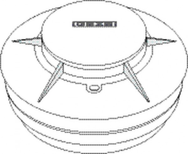 GEZE Rauchmelder RM 1003 24 V DC mit Sockel