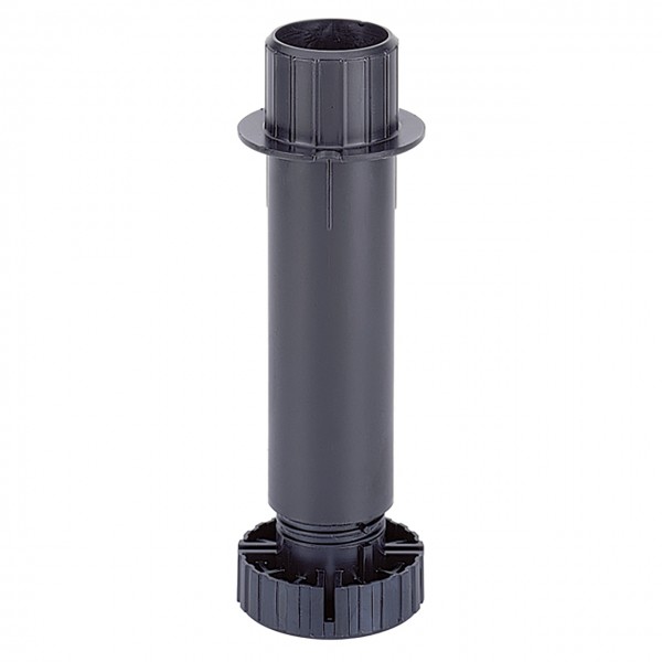 Hettich Sockelhöhenverstellbar Euro 100 mm Kunststoff schwarz