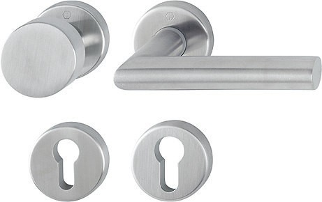 HOPPE Wechselgarnitur Amsterdam PZ F69 Edelstahl E58/42KV/42KVS/1400Z SST