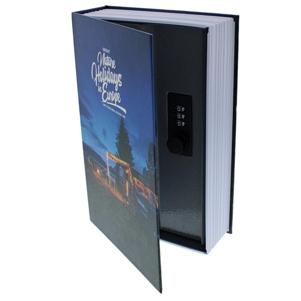 ABUS Book Safe Buchtresor Hardcover Buch mit Zahlenkombination