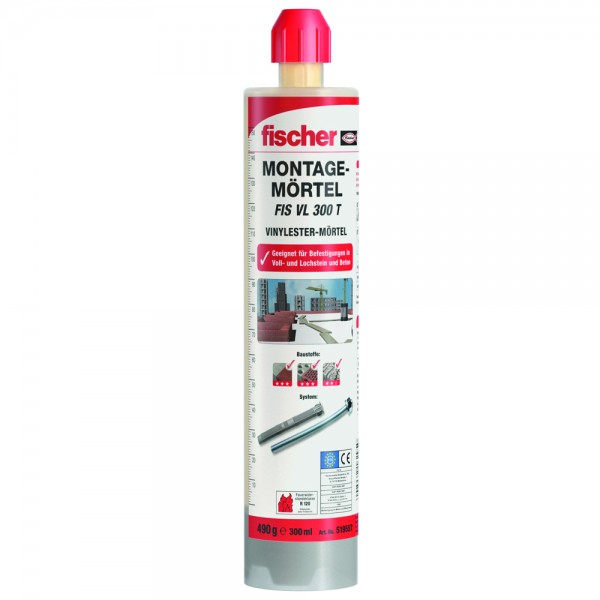 FISCHER Montagemörtel FIS VL 300 T 2K-Injektionssystem Nr. 519557
