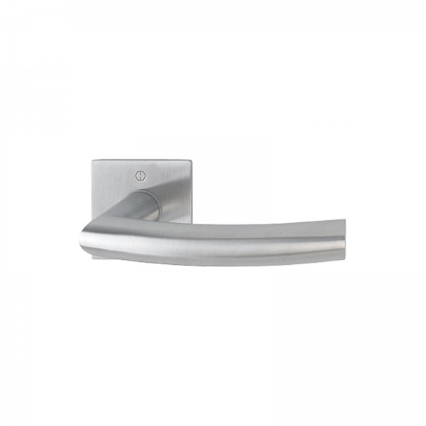 HOPPE Rosettengarnitur Serie Trondheim E1430Z/848 SST ohne Schlüsselrosetten Vierkant 8 mm TS 35-45 mm F69 Edelstahl matt 3189769