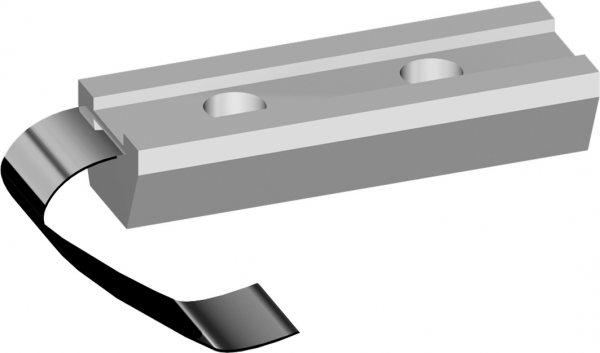 Dr. Hahn Befestigungsplatten 15 mm VP02A0000 für 1 Band 2 - teilig