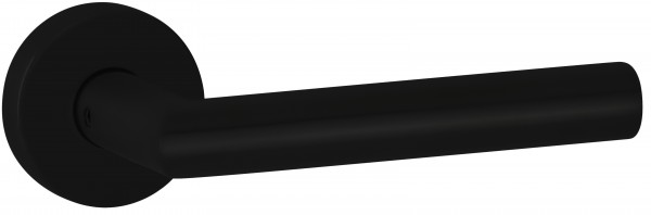 Hermat ZT - Drückergarnitur 1802 BASIC 02 Oberfl. 74 (Classic Black beschichtet)