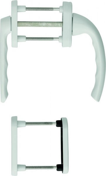 HOPPE Balkontür Rosettengarnitur Tokyo F9016 10 mm Nocken TS 63 - 68 mm