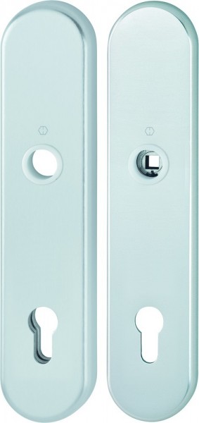 HOPPE Schutzschildpaar ALU F1 , PZ 92 , TS 67-77 mm , ES1