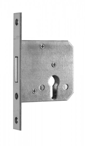 BMH Riegelschloß 114/65 BAD Stulp 20 x 160 Nickel Silber lackiert