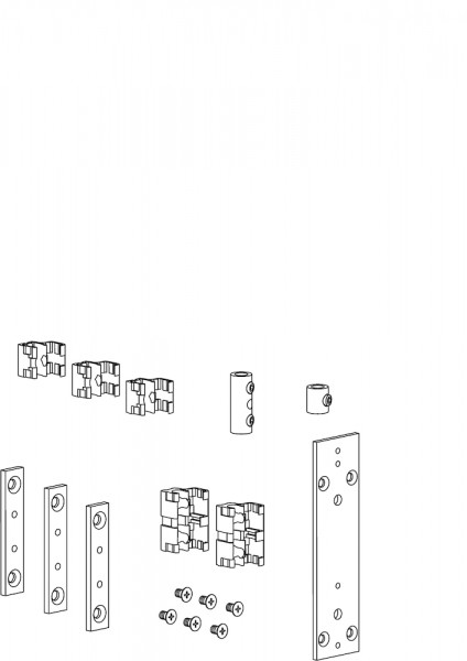 GEZE OL90 Zubehör für flexible Übertragung EV 1 / weiß RAL 9016