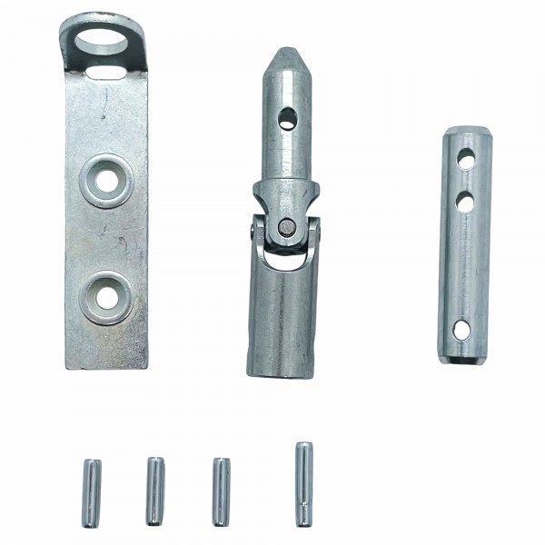 GEZE OL90 Oberlicht Gelenklager mit Lagerplatte für Getriebe und Kurbelstange, verzinkt