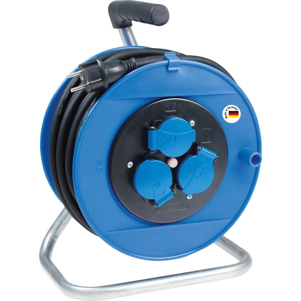 AS Schwabe Baustellen Kunststoff-Kabeltrommel 40 m Gummischlauchleitung F 3G1,5 BGI 608