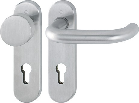 Hoppe Wechselgarnitur Paris PZ F69 Edelstahl E58/353K/138Z SST