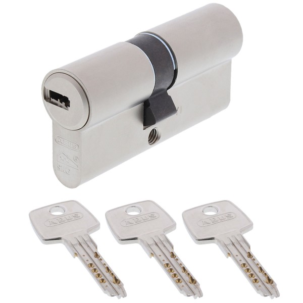 OUTLET ABUS EC550 VS verschiedenschließend inkl. 3 Schlüssel 45/45 Profilzylinder