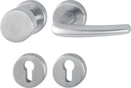 Hoppe Wechselgarnitur Denver PZ F69 Edelstahl matt E58/42K/42KS/1310Z RF