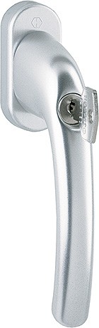 Hoppe Fenstergriff Tokyo 0710S/U26 Secu VK 7/32 F1 ohne Schrauben