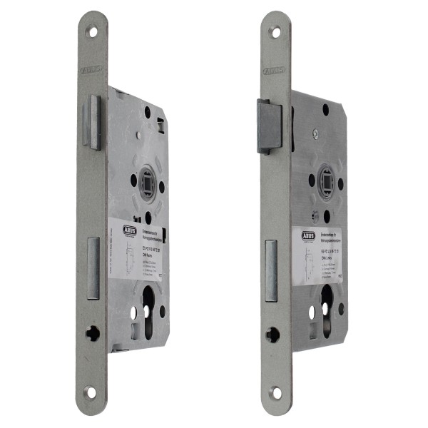 ABUS Einsteckschloss für Wohnungsabschlusstüren ES PZ2 S 55 72 20 silber