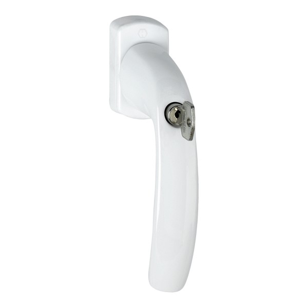 Hoppe Fenstergriff New York 0810SVS/U10 abschl VK 7/43 F9016 mit Schrauben