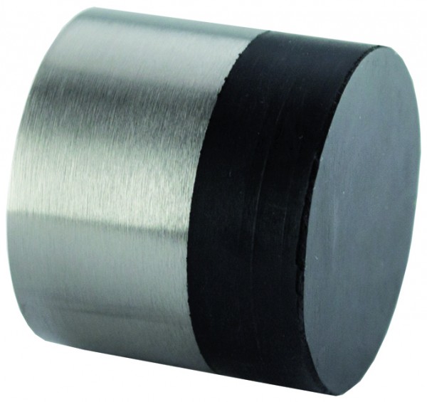 gelbrot Wand - Türpuffer Edelstahl matt Länge 30 Dm 30 mm inkl Gummi