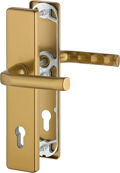 Hoppe HT Türgriffgarnitur London F4 Aluminium bronze 92 mm PZ