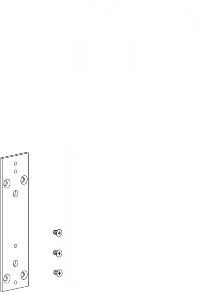 GEZE Dübelplatte für Handhebel und Getriebe Fz 91 verzinkt