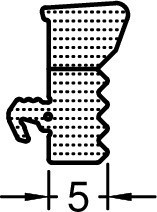 Gutmann Dichtung für Holzfalz System Mira HA 3065/5 im Fixmaß