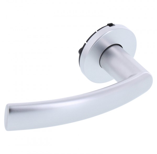 FSB Türdrückerlochteil 1107/8 mm F1 DIN Rechts silberfarbig eloxiert 0 70 1107 00504 0105