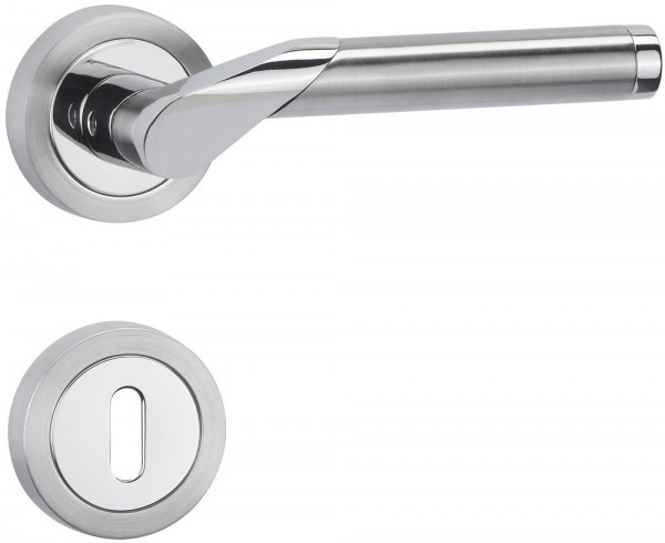Hermat ZT Rosettengarnitur BB VISION OF 63 Edelstahl poliert / Edelstahl matt