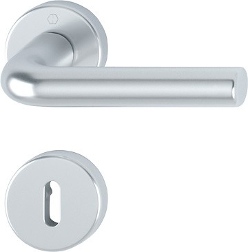 Hoppe ZT Drückergarnitur Bonn F1 Aluminium natur 150/42KV/42KVS OB