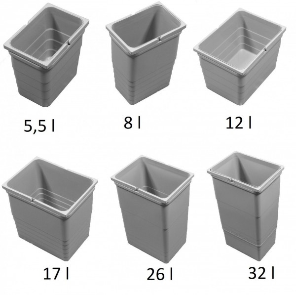 ToniTec® Mülltrennungssystem Abfalleimer verschiedene Größen