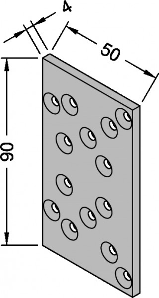 Gutmann Schwellenhalter SH 50 blank